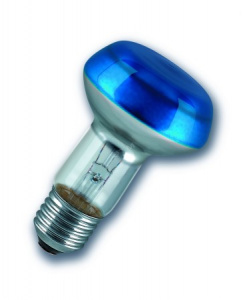 PHILIPS SPOT R63 40W E27 Blue Лампа накаливания зеркальная Синяя