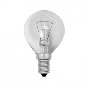 Лампа накаливания шарик 40W E14 прозрачная Osram