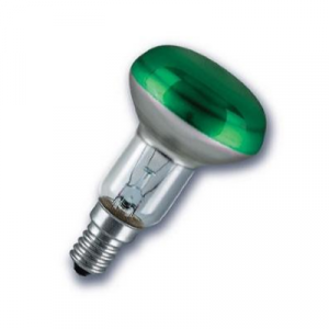 PHILIPS SPOT R50 40W E14 Green Лампа накаливания зеркальная Зеленая
